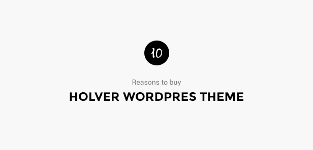minimal portfolio holver wordpress theme