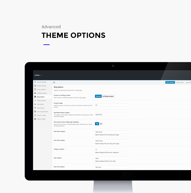 minimal portfolio holver wordpress theme